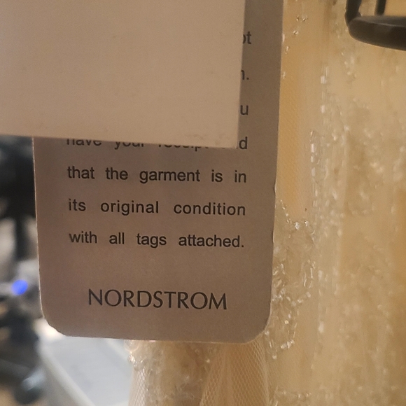 NWT Pissaro Nights Cap sleve beaded dress Nordstrom Size 14 Vintage - Picture 8 of 8